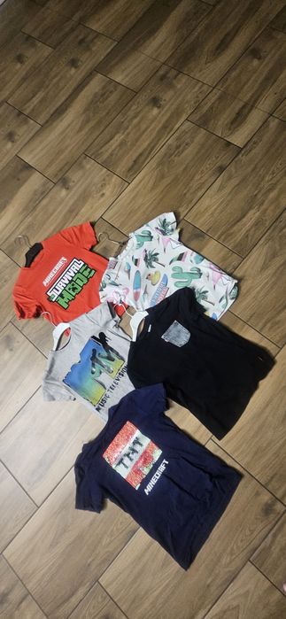 Koszulki/ bluzki/ t-shirty chłopięce 7lat 122cm