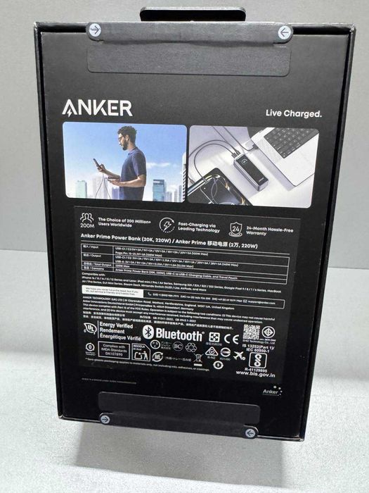 Anker Prime PowerBank павербанк 20000 мАч 220W (A110BH11) Новий!