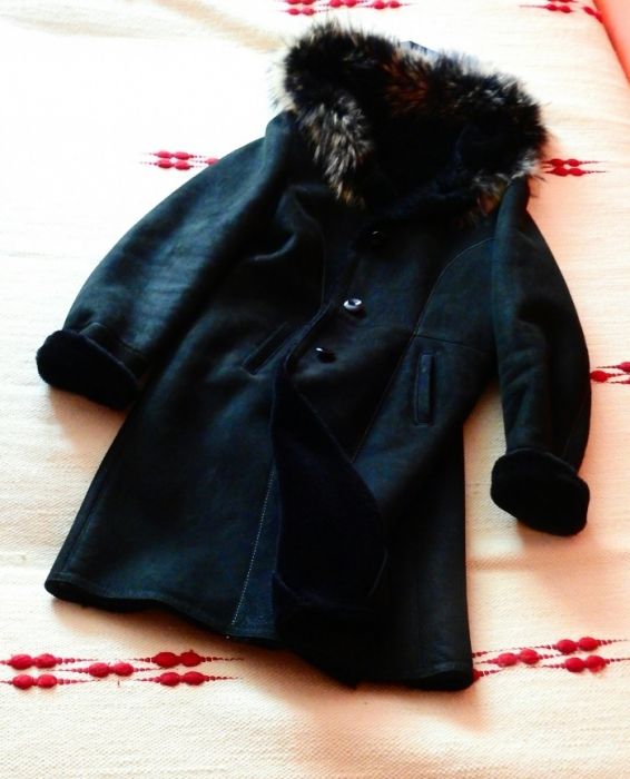 Płaszcz kozuch zimowy