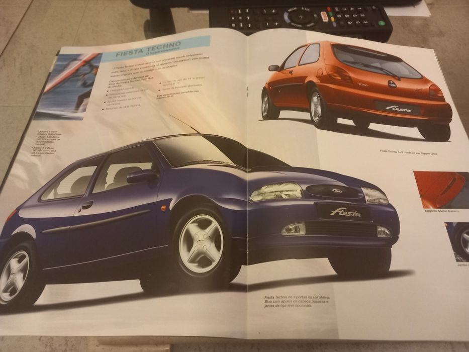 Manual e brochura Ford Fiesta 1995 / 2002