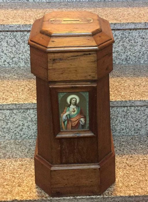 Atril de mesa em bronze