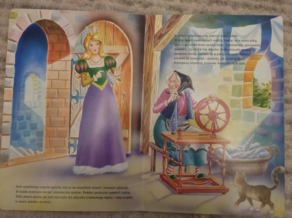 Śpiąca królewna / książka dla dzieci / Podsiedlik / twarda