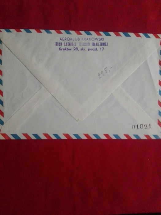 Poczta rakietowa II F 2-2 stempel czarny.
