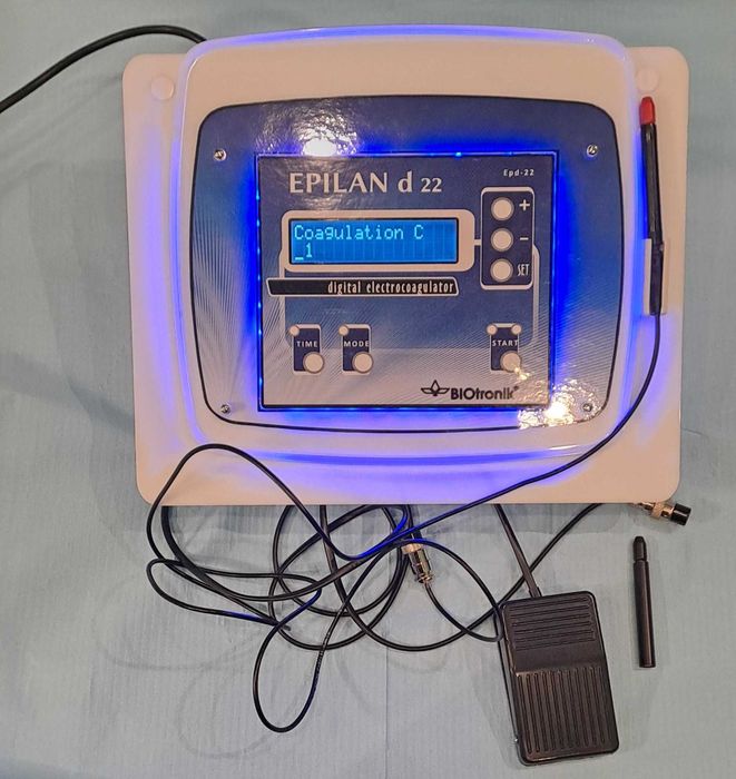 Epilan d22 Biotronik polski do elektrokoagulacji zmian i usuwania owłosienia