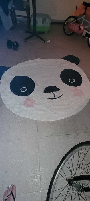 Panda-themed children's rug