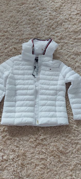 Biała kurtka Tommy Hilfiger