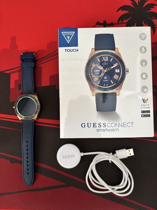 GUESS Connect Touch Smartwatch Wear OS   STAN IDEALNY