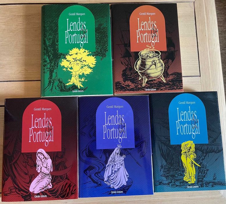 Lendas de Portugal -Gentil Marques -5 volumes