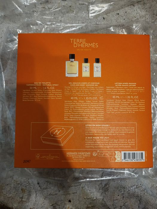 Terre d'hermes zestaw upominkowy