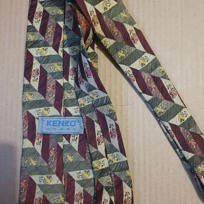 Krawat męski Kenzo Homme jedwab(k-4)OK