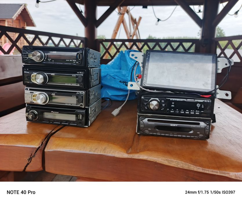 Radia JVC Pionnier  CD MP3+ USB. 80 zł.