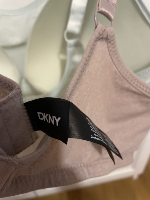 Dwa biustonosze firmy DKNY stan idealny rozm. 85 D