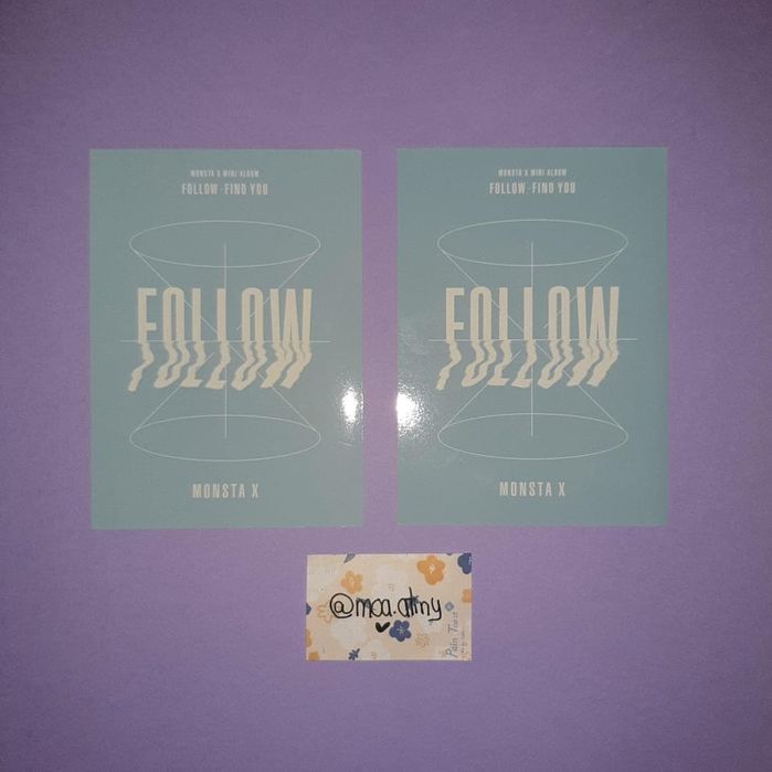 Monsta X Follow Postcards