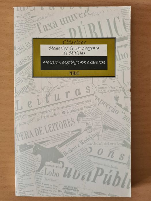 Livro Memórias de um Sargento de Milícias de Manuel António de Almeida