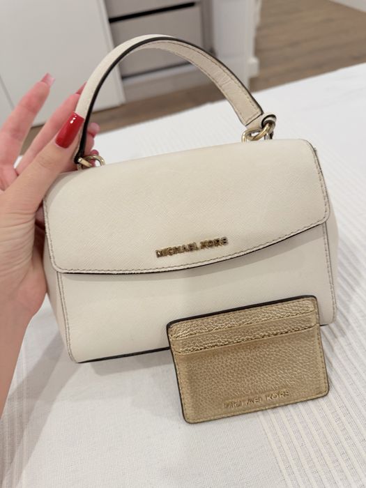 Mala Michael Kors Branca + Carteira