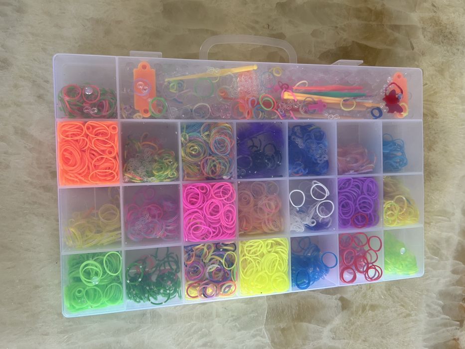 Большой набор для плетения резинок Loom Bands