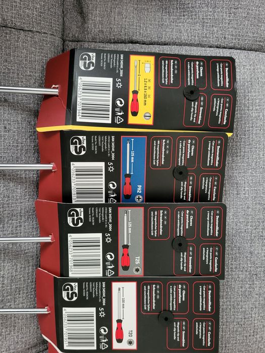 Conjunto 7 Chaves Fendas / Parkside