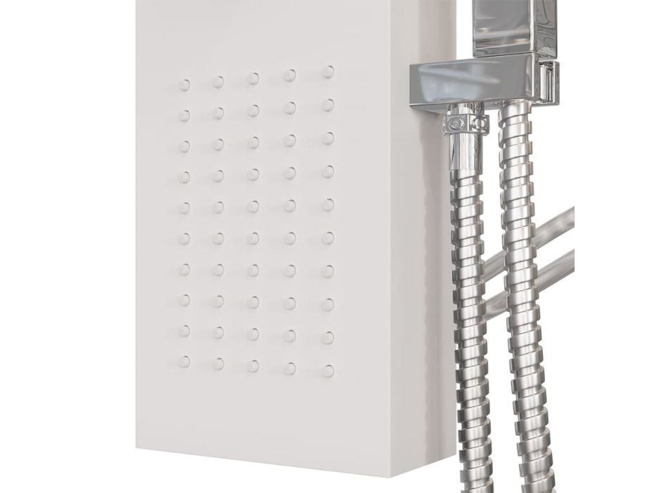 Sistema de Coluna de Duche em alumínio branco - NOVO