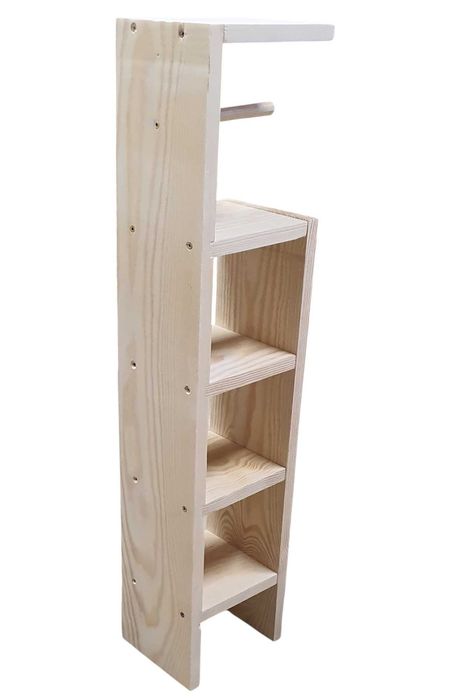 Stojak drewniany na papier toaletowy