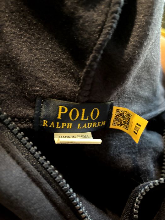 Нова чоловіча синя олімпійка зіпка кофта Polo Ralph Lauren Поло Ральф