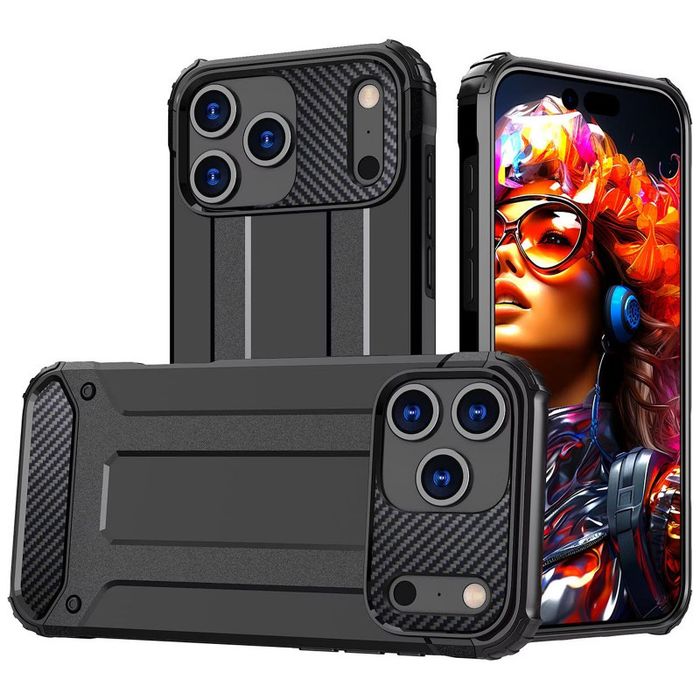 Броньований протиударний TPU+PC чохол на Apple iPhone 17 Pro Max (6.9")