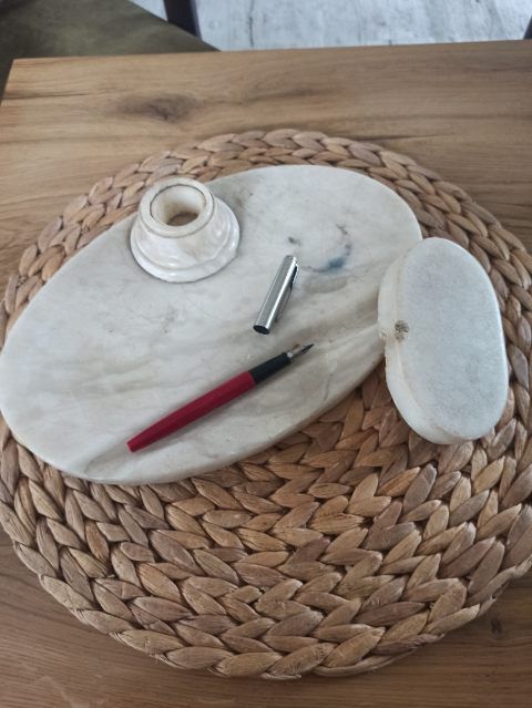 Kałamarz marmurowy, lata 20 - 30 XX w