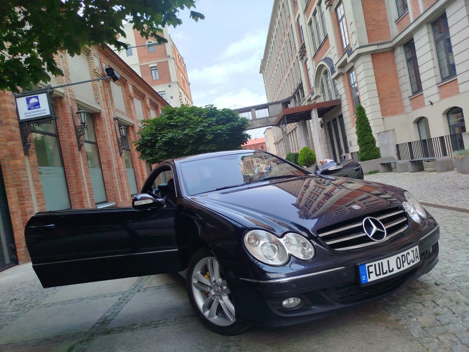 Mercedes-Benz CLK Avangarde,Navi*Skóry*Bixenon*Szyberdach*Czarny sufit*Serwis*100%bezwyp