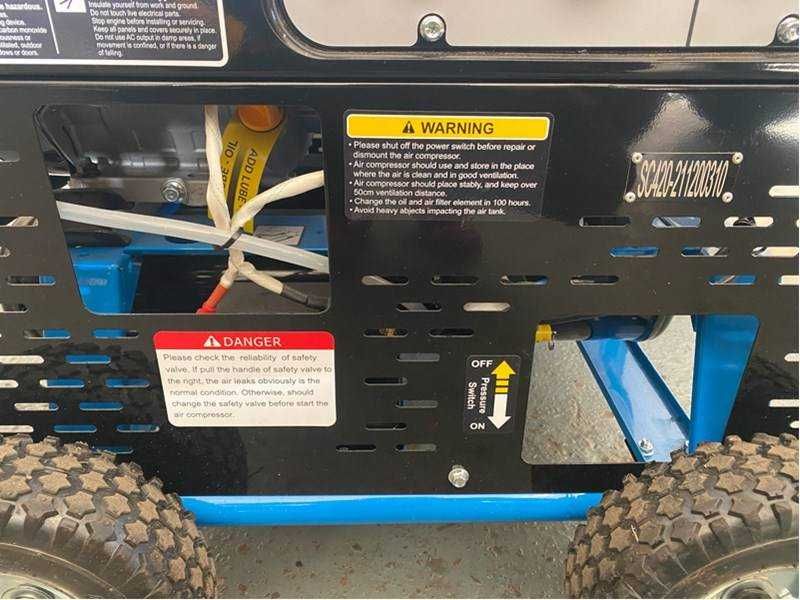 MOCNY Agregat prądotwórczy SWEDIC  5,5 kW + Sprężarka + Spawarka 200A