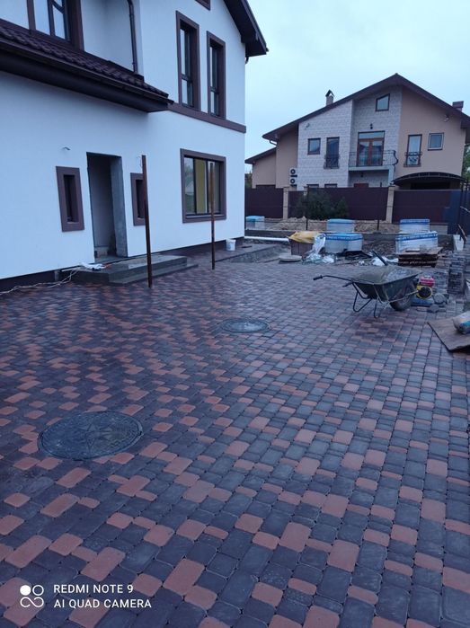 Укладка тротуарной плитки, гранитной брусчатки . - Cтроительные услуги ...