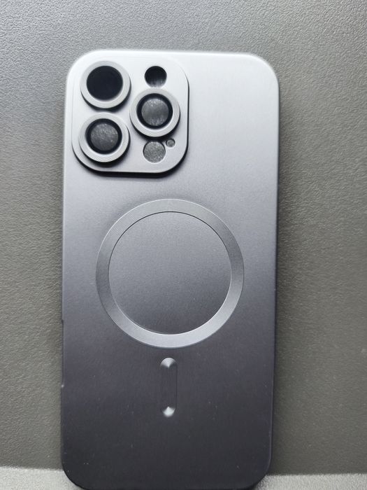 Capa MagSafe Titanium Grey – iPhone 16 Pro Max (Nova)