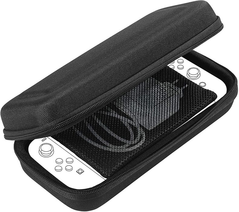 NOVO! Kit de viagem 3 em 1 Nintendo Switch (suporte , mala e vidro)