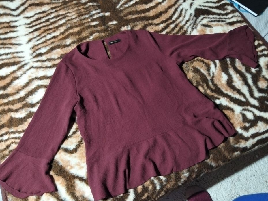 Blusa Peplum MO Woman – Bordeaux – Tamanho S