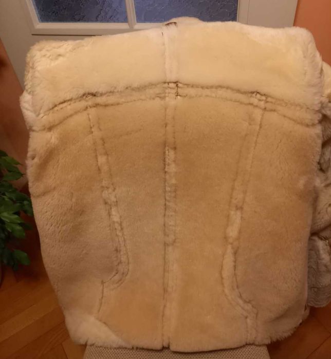 Cudny ekskluzywny kożuch męski w stylu Rambo. Tylko