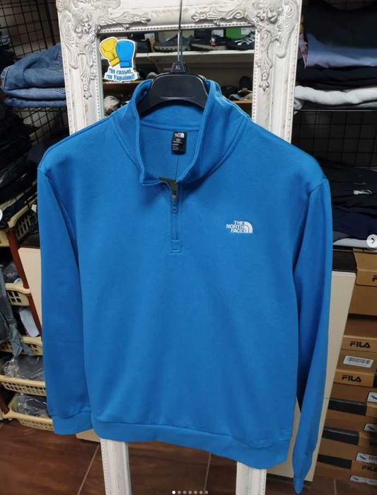 чоловіча кофта на блискавці 1/4 від відомого бренду The North Face оригінал XL