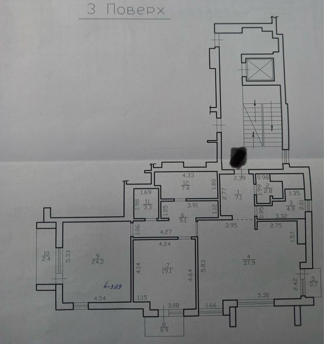 Квартира 130 м2 біля Стрийського парку в новобудові  вул. Карманського