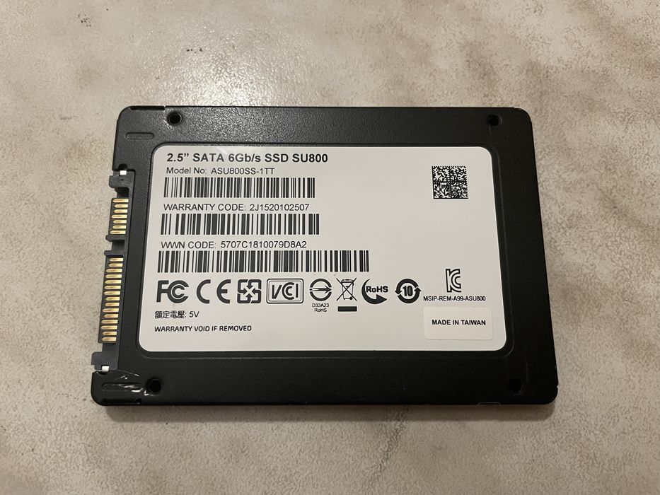 1TB Adata SU800 SSD 2,5” 99%