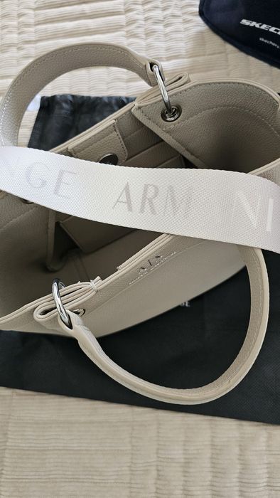 Bolsa Armani beje