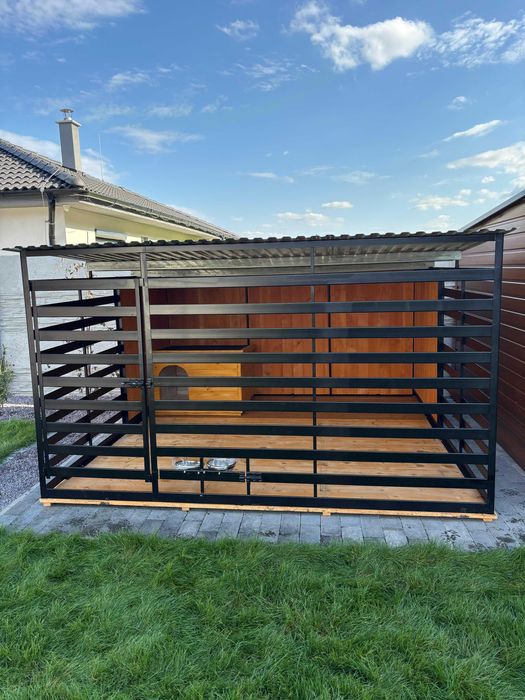 Kojec dla psa/ stalowy/ montaż ekspres