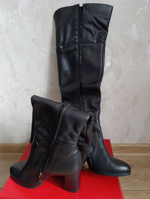 Зимние сапоги ботфорты Модерн коллекция