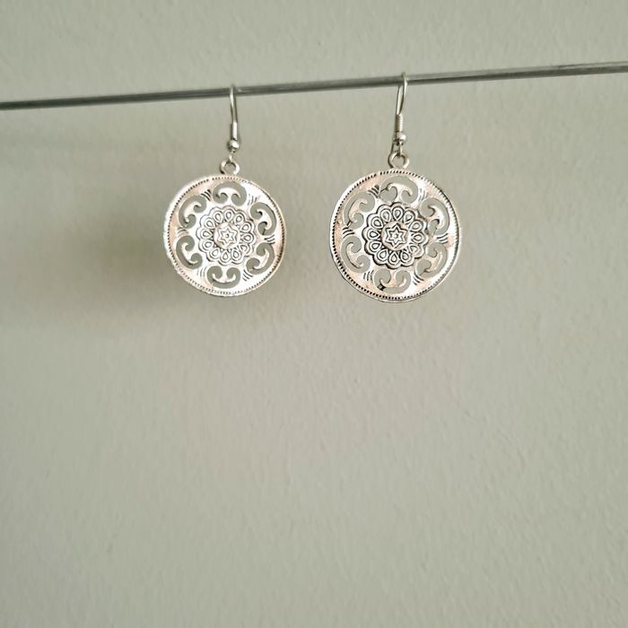 Brincos, chave de fendas, presilha, Boho