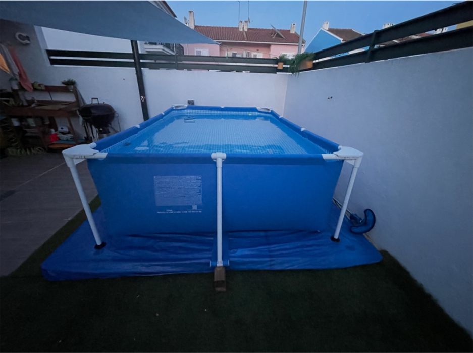 Piscina retangular INTEX Steel 300x200x75