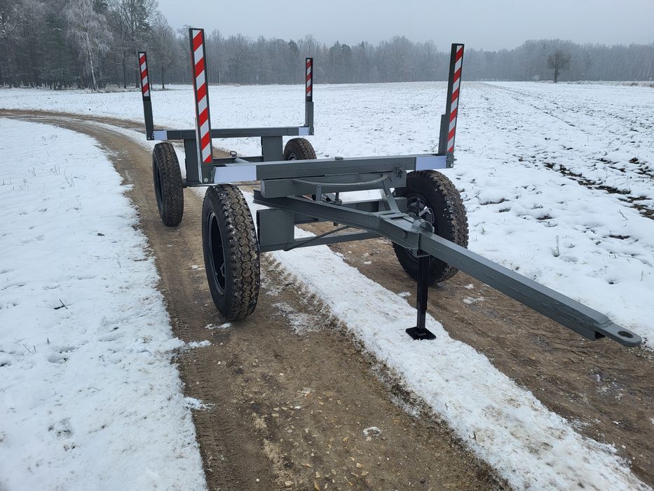 Dłużyca do drewna, wóz metalowy