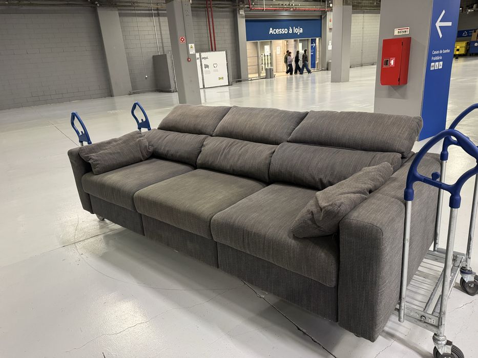 Sofá cinzento ESKILSTUNA 3 lugares