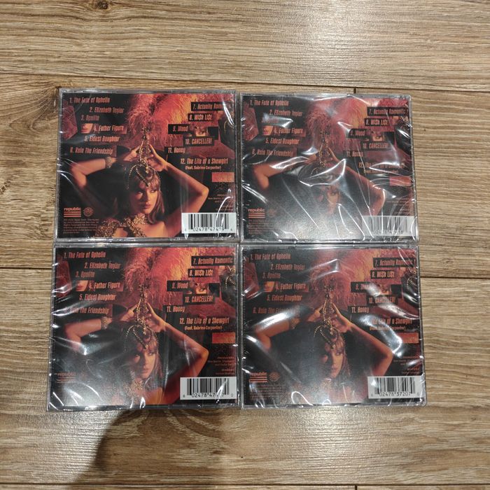 All 4 Taylor Swift - The Life of a Showgirl CD Signed