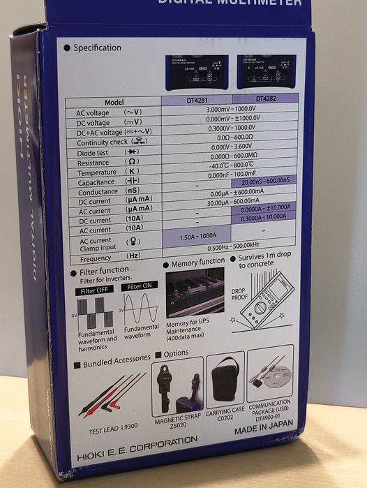 Цифровой мультиметр HIOKI DT4281