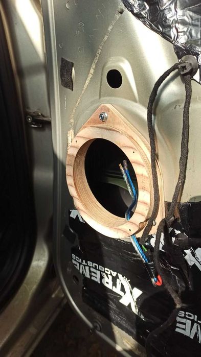 Подиумы под динамики на Fiat Doblo/Fiorino/Qubo/Citroen Nemo