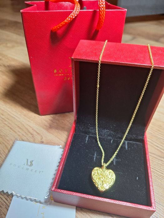 Позолочене намисто з медальйоном для кремації «Дерево життя»