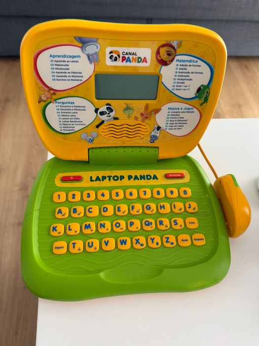 Computador panda - criança