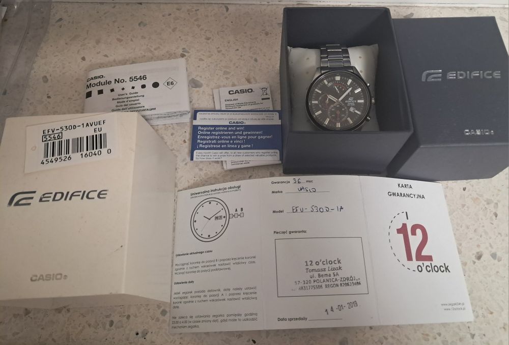 Casio Edifice EFV 530D