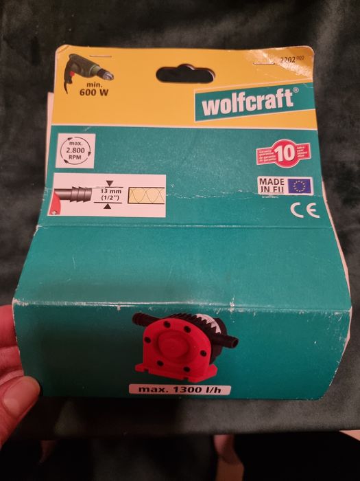Pompą samozasysająca wolfcraft